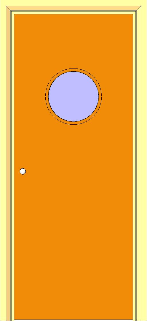 int single door w round vision light revit family free download image