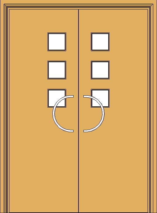 int double door w 3 panel vision light revit family free download image